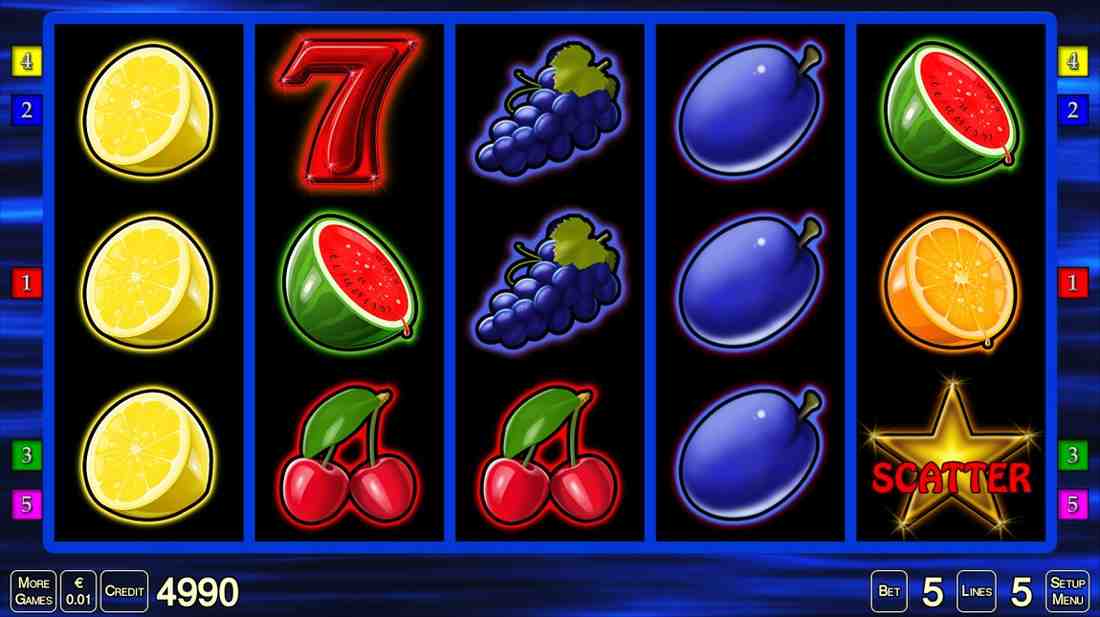 Slot 7 and Hot Fruits em modo demo com gráficos reais e créditos grátis