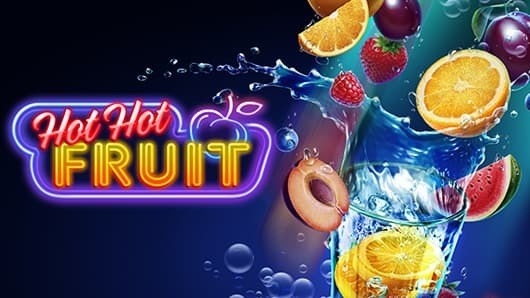 Slot 7 and Hot Fruits com símbolos de frutas coloridas e interface vibrante
